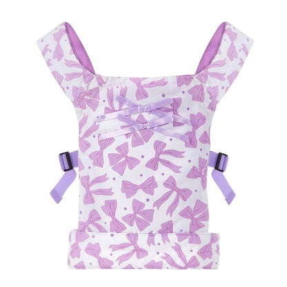 Lictin Baby Doll Carrier, Front and Back Doll Accessories Carrier for Little Girls, with Adjustable Straps for Stuffed Animal Reborn Baby Doll