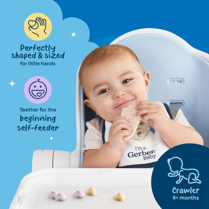 Gerber Baby Snacks Yogurt Melts, Strawberry, 1 Ounce (Pack of 7)
