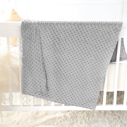 Baby Blanket for Girls, Soft Toddler Blanket 30 x 40 Inch, Newborn Blankets for Nursery, Stroller, Toddler Bed, Carseat, Double Layer, Pink