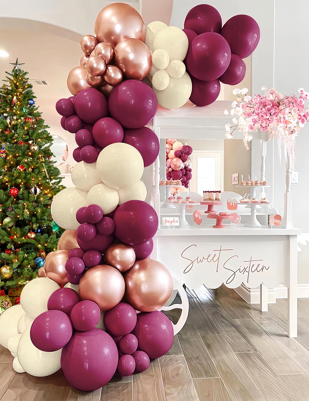 155Pcs Sage Green Arch Kit with Pea Green White Gold Balloons for Baby Shower Bridal Shower Birthday Engagement Wedding Wild One Party Decorations