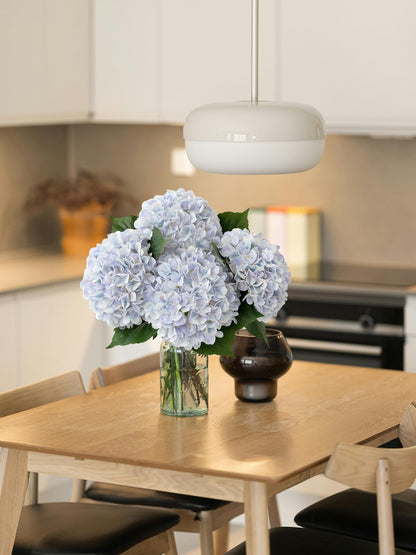 4 Pcs Pink Hydrangeas Artificial Flowers, 20 inches Large Lifelike Fake Silk Flowers, Faux Hydrangeas Flowers for Wedding Home Party Decor Baby Shower Table Centerpiece