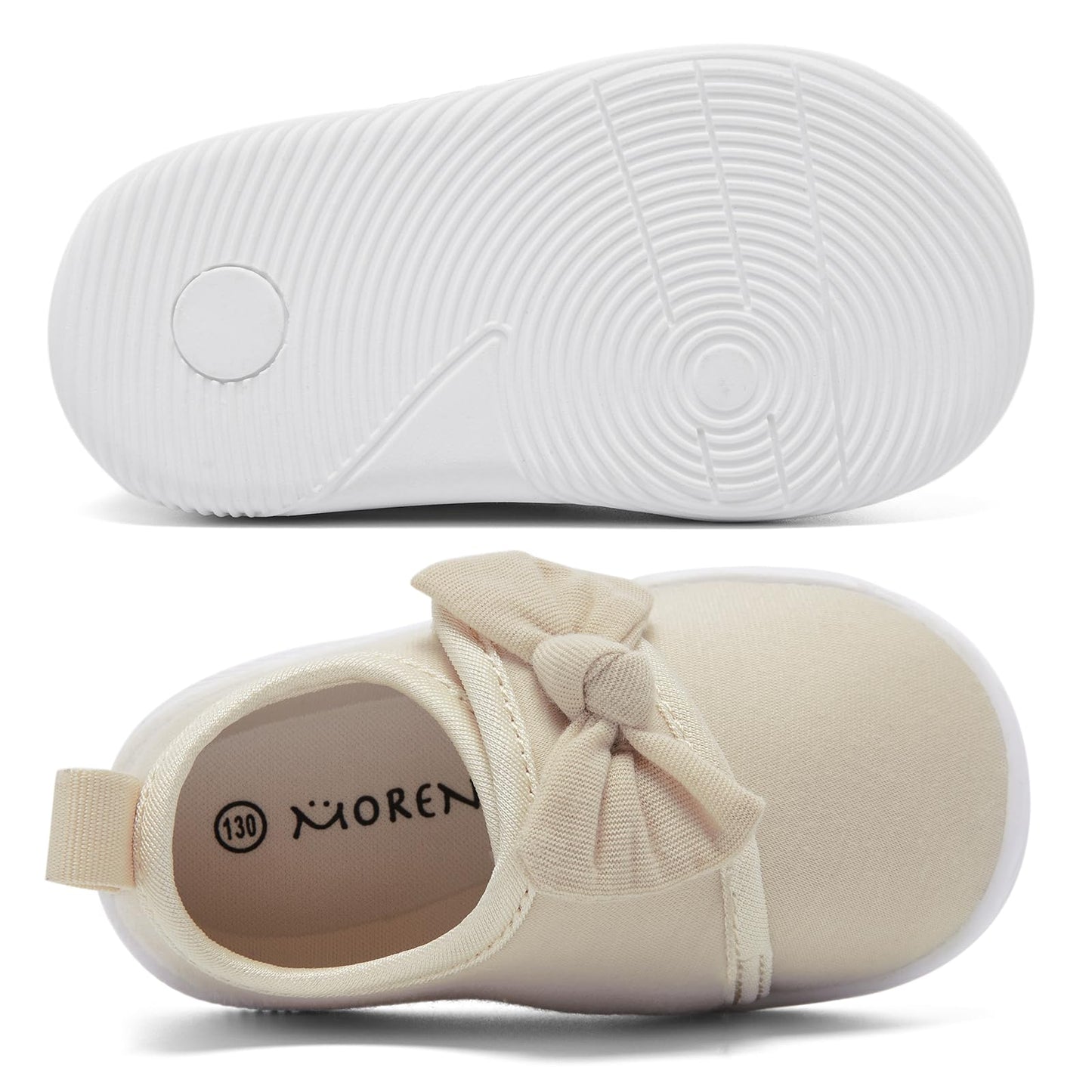 MORENDL Baby First Walking Shoes Toddler Slip On Shoes Infant Mesh Breathable Sneakers
