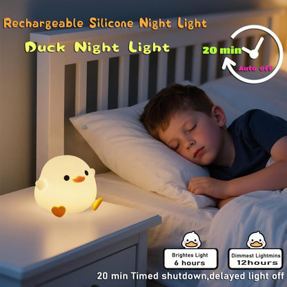HAPPYBAG Axolotl Night Light,Cute Axolotl lamp Gifts for Kids,Dimmable Silicone Animal Nursery Night Light,Kawaii Rechargeable Bedside Touch Lamp,Room Decor Axolotl Light