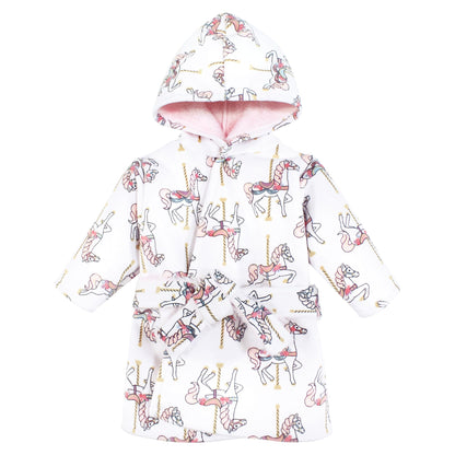 Hudson Baby Unisex Baby Mink with Faux Fur Lining Pool and Beach Robe Cover-ups