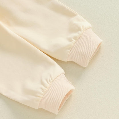 Toddler Baby Boy Fall Clothes Letter Print Long Sleeve Sweatshirt Elastic Pants Cute Kids Winter Outfits