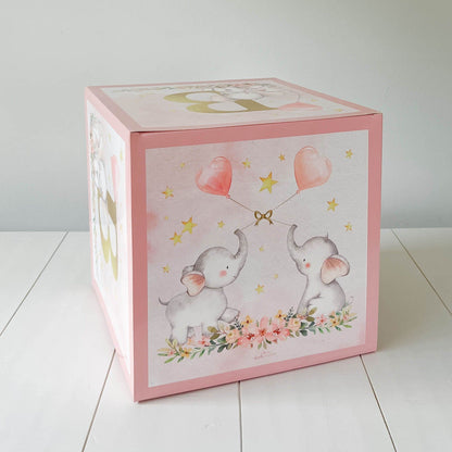 Kate Aspen Woodland Baby Shower Boxes with Letters for Baby Shower Gender Reveal Decorations Photo Prop & Forest Animal Nursery Decor (Set of 4 Blocks Spells Baby)