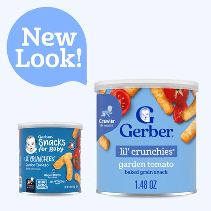 Gerber Snacks for Baby Lil Crunchies, Mild Cheddar, 1.48 Ounce (Pack of 6)