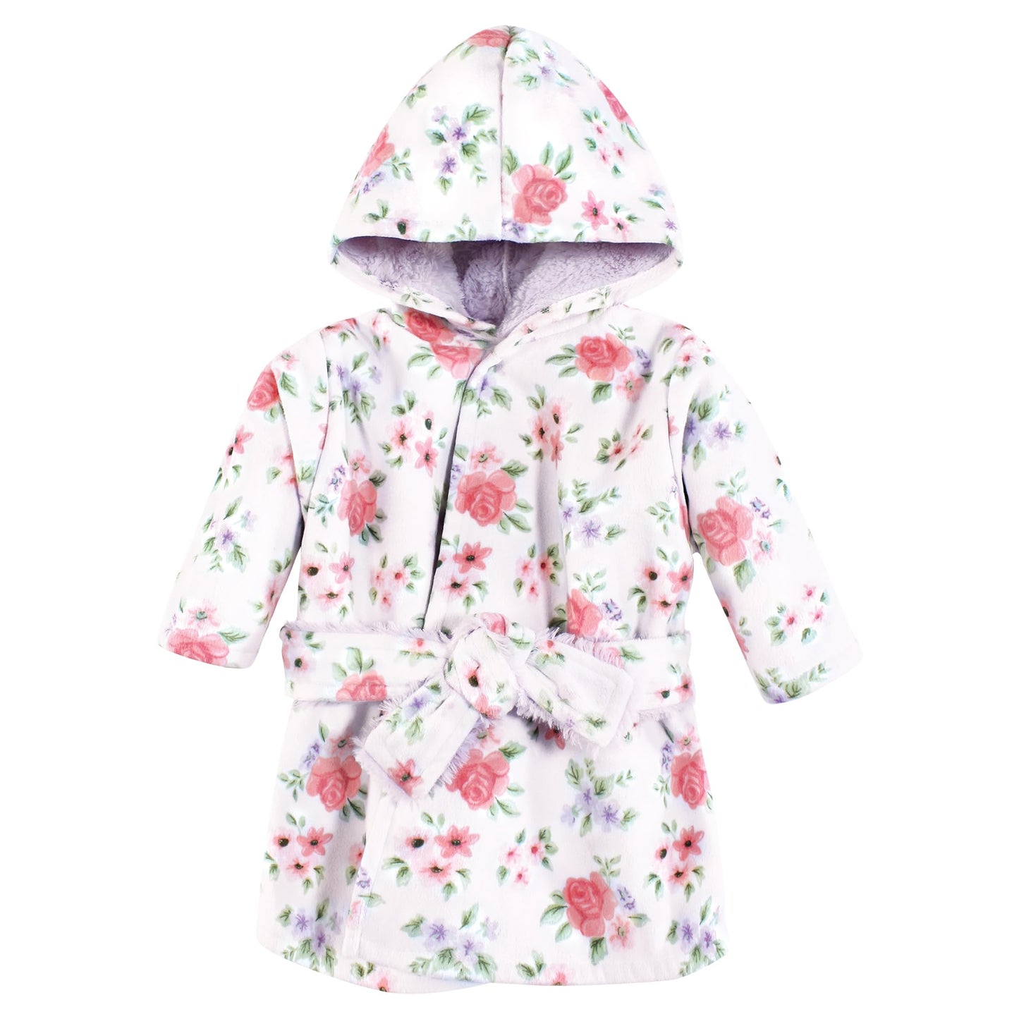 Hudson Baby Unisex Baby Mink with Faux Fur Lining Pool and Beach Robe Cover-ups