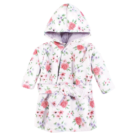 Hudson Baby Unisex Baby Mink with Faux Fur Lining Pool and Beach Robe Cover-ups