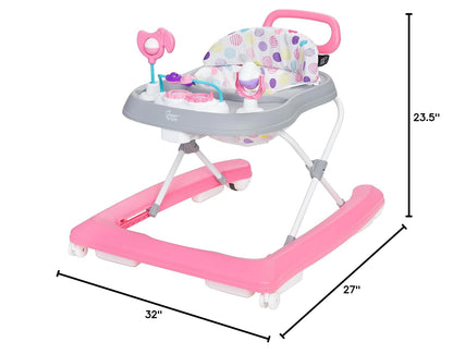 Smart Steps® Trend Plus 2-in-1 Walker with Deluxe Toys, Orbits Pink