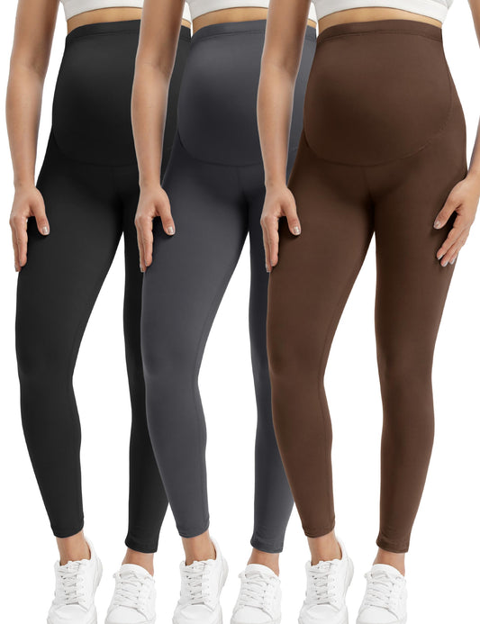 Buttergene Women's Maternity Leggings over the Belly Pregnancy Active Wear Workout Yoga Tights Pants