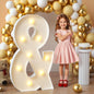 imprsv Marquee Light Up Letters, 3FT Mosaic Letters with Light for Baby Shower Graduation Party Decor, Large A for Engagement Wedding Party Decorations (Need to Assemble)
