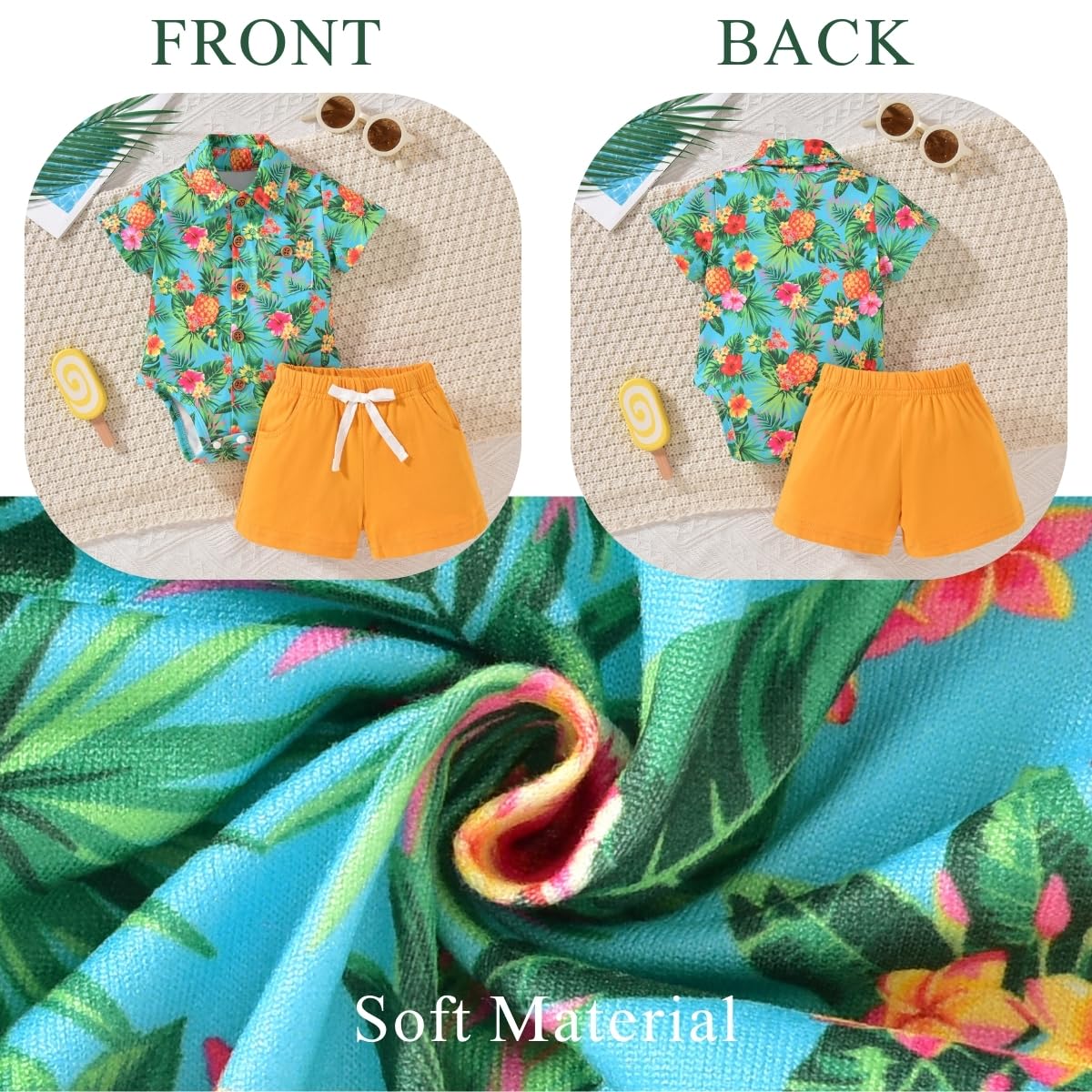 Baby Boy Hawaiian Outfit