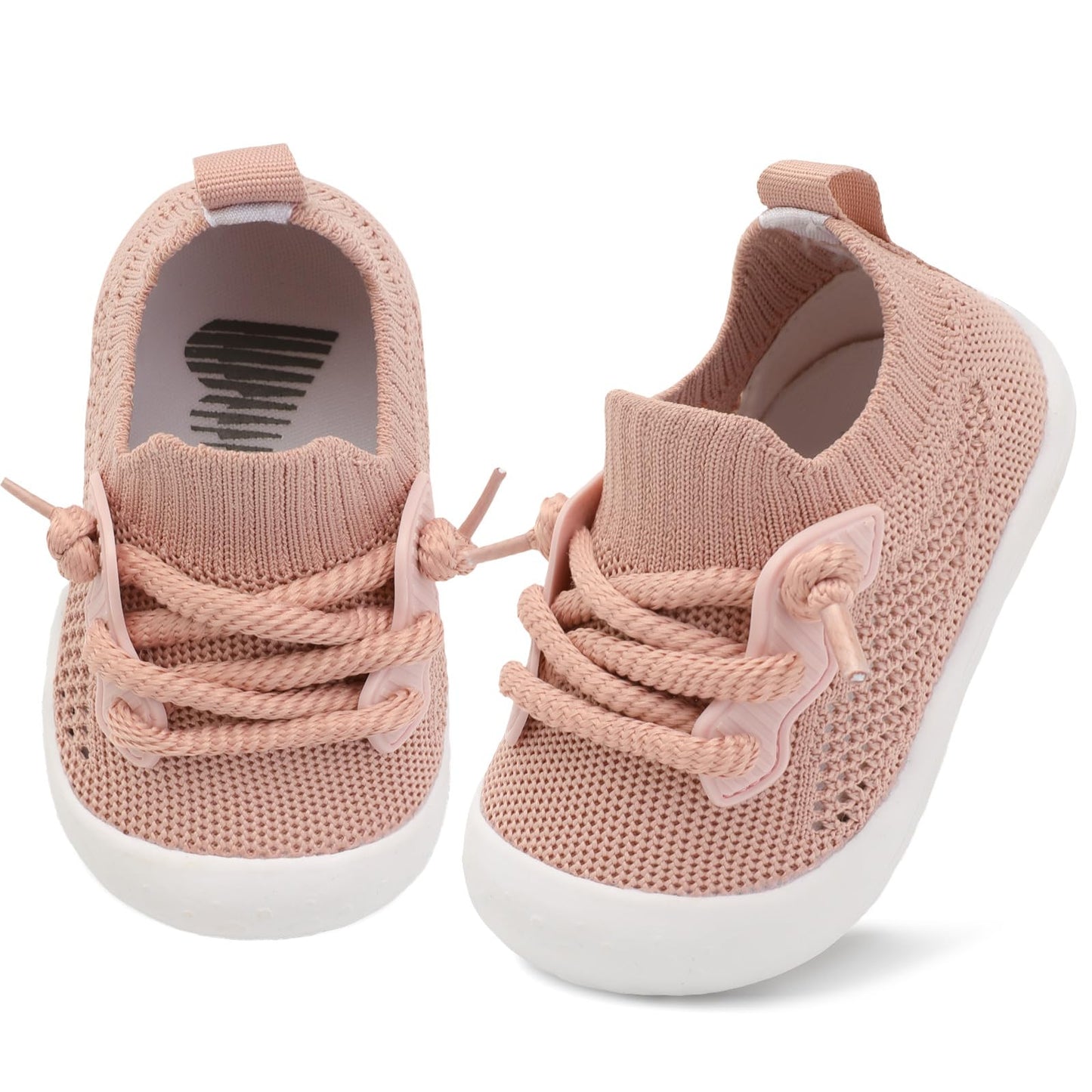 BARERUN Baby Shoes Baby First Walking Shoes Infant Sneakers Wide Barefoot Slip on Soft Sole Boys Girls Crib Shoe Toddler Breathable Lightweight House Socks
