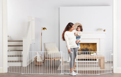 Regalo 192-Inch Super Wide Adjustable Baby Gate and Play Yard, Black, 4-in-1, Bonus Kit, Includes 4 Count (Pack of 1) of Wall Mounts