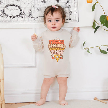 Easter Newborn Baby Girl Clothes Fuzzy Bunny Embroidery Romper Sweatshirt Bubble Jumpsuit Toddler Baby Girl Outfit