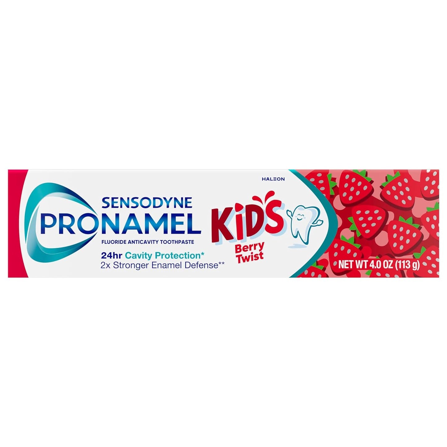 Sensodyne Pronamel Kids Toothpaste, Fluoride Anticavity Toothpaste, Cavity and Enamel Protection, for Ages 2+, Berry Twist Flavored, 4 oz (2 Pack)