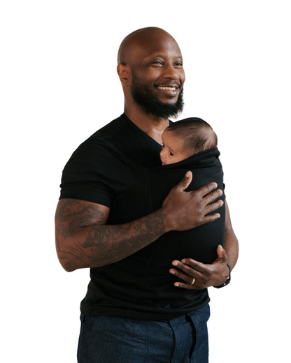 Lalabu The Dad Shirt | Hands-Free Baby Carrier for Dad with Kangaroo Pouch | Engineered for Bonding, Safety, & Comfort for Newborns Up to 15 Lbs. | CPSC Approved