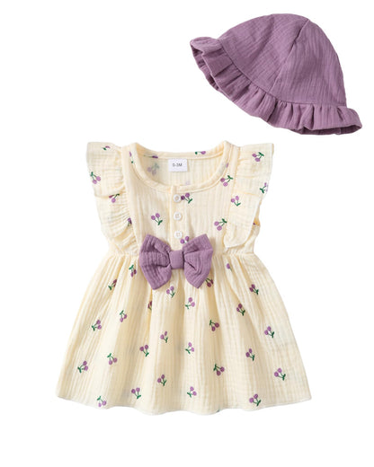 Newborn Baby Girl Clothes Cotton Linen Dresses Infant Casual Sundress Playwear Summer Toddler Girl White Dress