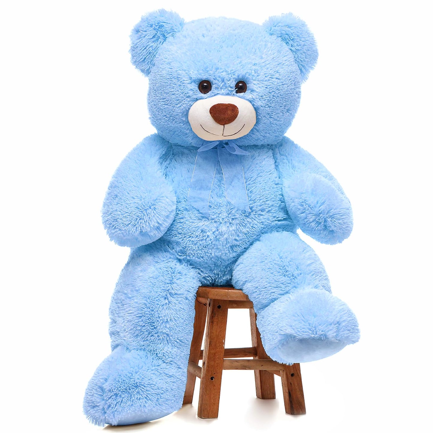 51 inch Big Teddy Bear Cute Giant Stuffed Animals Soft Plush Toy for Girlfriend Kids for Birthday Christmas Valentine's Day