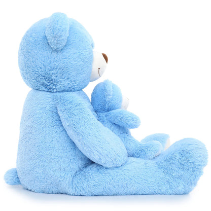 Muiteiur 49 inch Giant Teddy Bear Stuffed Animal, Big Bear Plush with Big Footprint, Great Gift for Party Decorations (Brown)