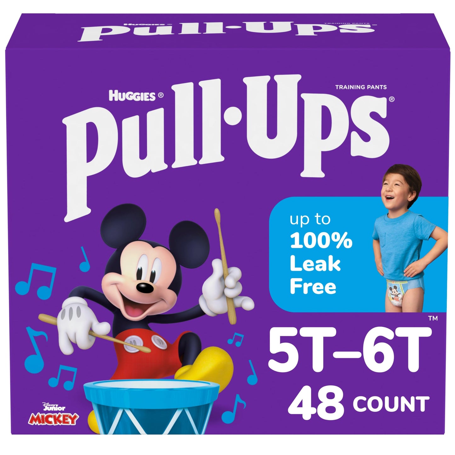 Pull-Ups Boys' Potty Training Pants, 3T-4T (32-40 lbs), 112 Count (4 Packs of 28)