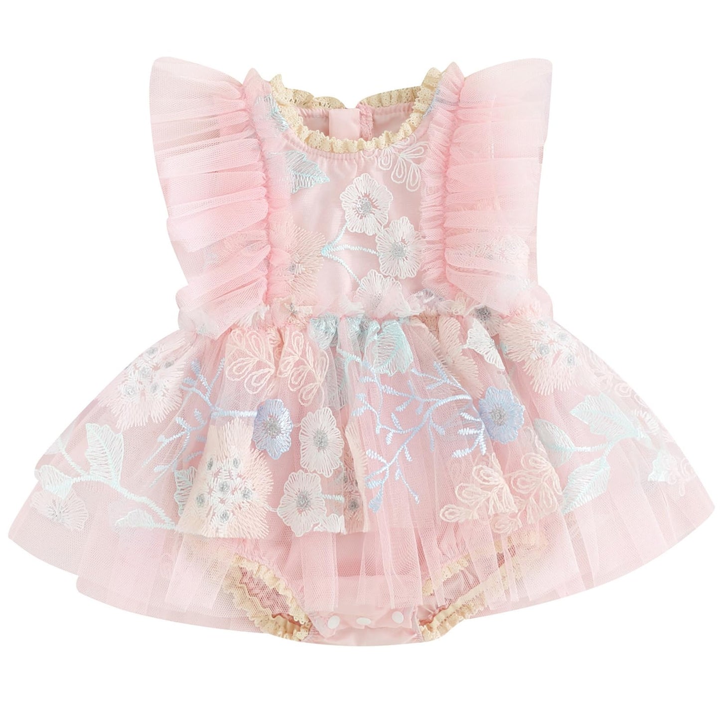 Mubineo Baby Girl Summer Clothes Lace Romper Skirt Dress Princess Outfits Sleeveless Flower Newborn Outfit