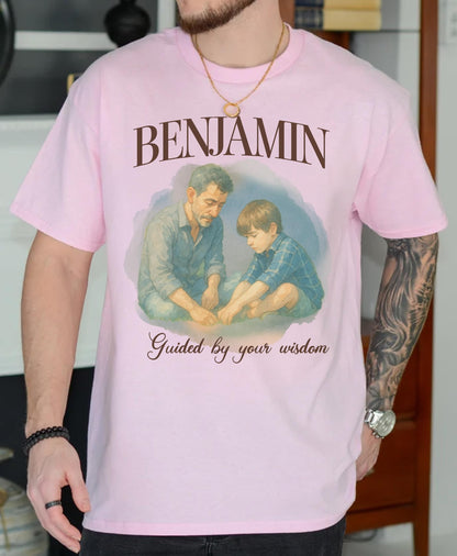 Custom Dad Shirt with Photo Text Custom Fathers Day Shirts for Dad from Son Daughter Mom, Personalized Gift for Father’s Day