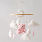 EERKEOD Baby Crib Mobile Bear Nursery Mobile for Boys Girls Teddy Velvet Mobile Nursery Decor for Infant Bedroom Hanging Baby Mobile for Bassinet Newborn Baby Gift（Brown Bear）
