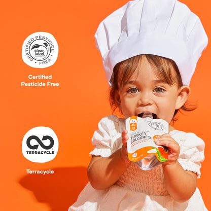 Serenity Kids 7+ Months Bone Broth Puree Made With Organic Veggies - Clean Label Project Purity Award Certified - 3.5 Ounce BPA-Free Pouch - Grass Fed Beef Pot Roast - 12 Count - Baby Food Pouch