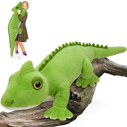 Tezituor 51 inch Giant Alligator Stuffed Animal, 4ft Large Stuffed Crocodile Plush Toy, Hugging Soft Alligator Plush Pillow for Girls Boys