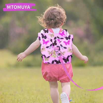 Toddler Harness with Anti Lost Wrist Link - Baby Safety Leash for Kids for Travel for Crowded Parks, Airports