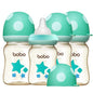 YOHKOH PPSU Baby Bottle Wide Neck, Newborn Anti-Colic Baby Bottle with Natural Response Nipple, Streamlined Body, Easy to Clean (8.8oz (Pack of 2), Yellow)