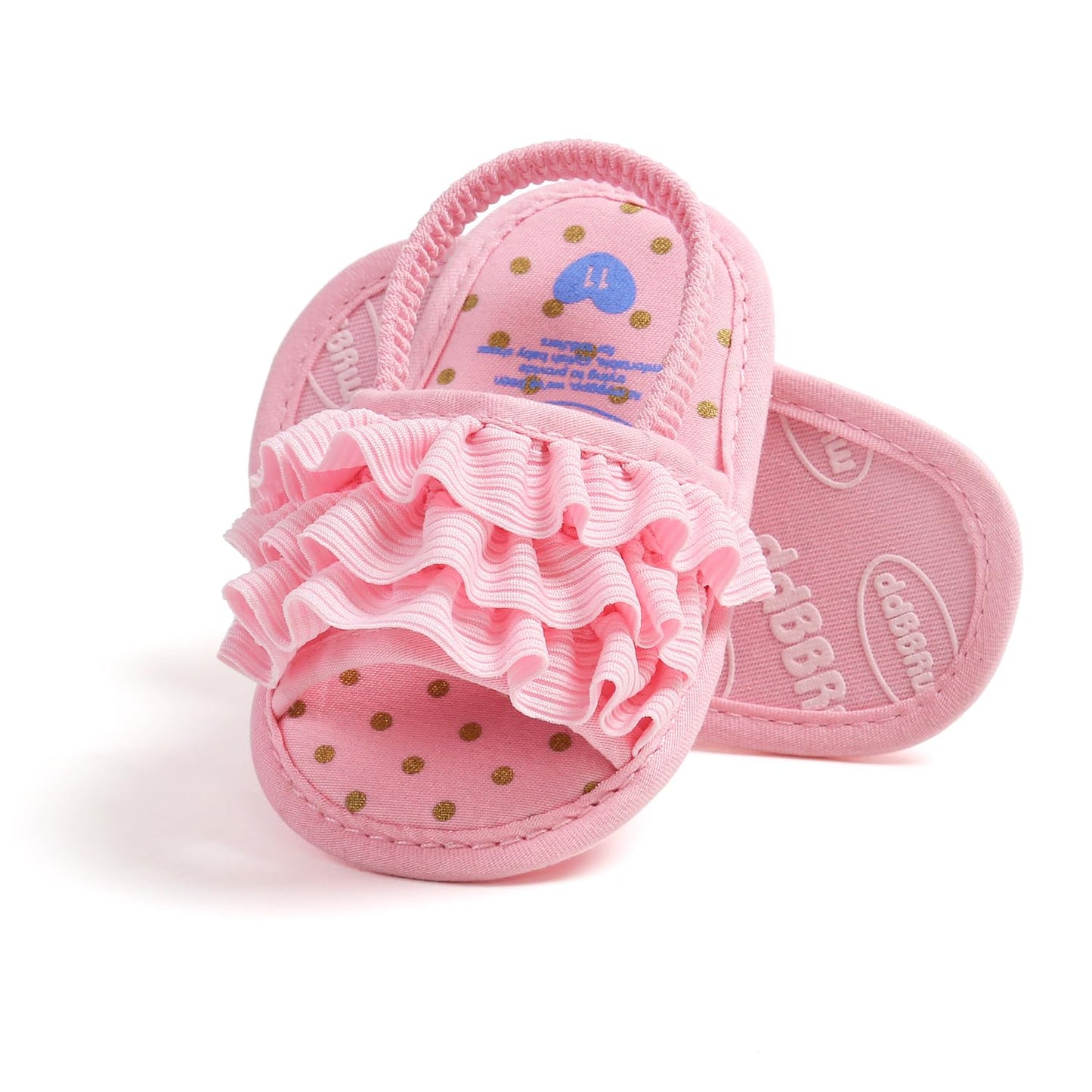 Infant Baby Boys Girls Sandals Summer Baby Wedding Dress Flat Shoes Newborn Crib Shoes First Walkers Prewalkers Shoes