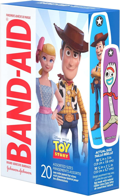 Band-Aid Disney/Pixar Toy Story 4 Assorted Sizes Adhesive Bandages (Pack of 2)