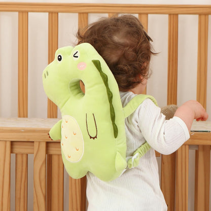 Baby Head Protector Backpack -Soft & Lightweight Pads - Prevents Bebes Backward Fall Astronauts Plush Stuffed