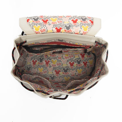 Freshly Picked Drawcord Diaper Bag Backpack, Mickey Mania