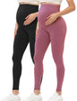 Buttergene Women's Maternity Leggings over the Belly Pregnancy Active Wear Workout Yoga Tights Pants