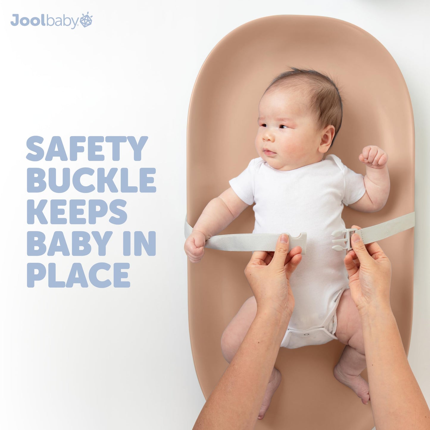 Jool Baby Waterproof Baby Changing Pad - Easy to Clean, Lightweight & Portable - Large Foam Cushion for Comfort (Sage)