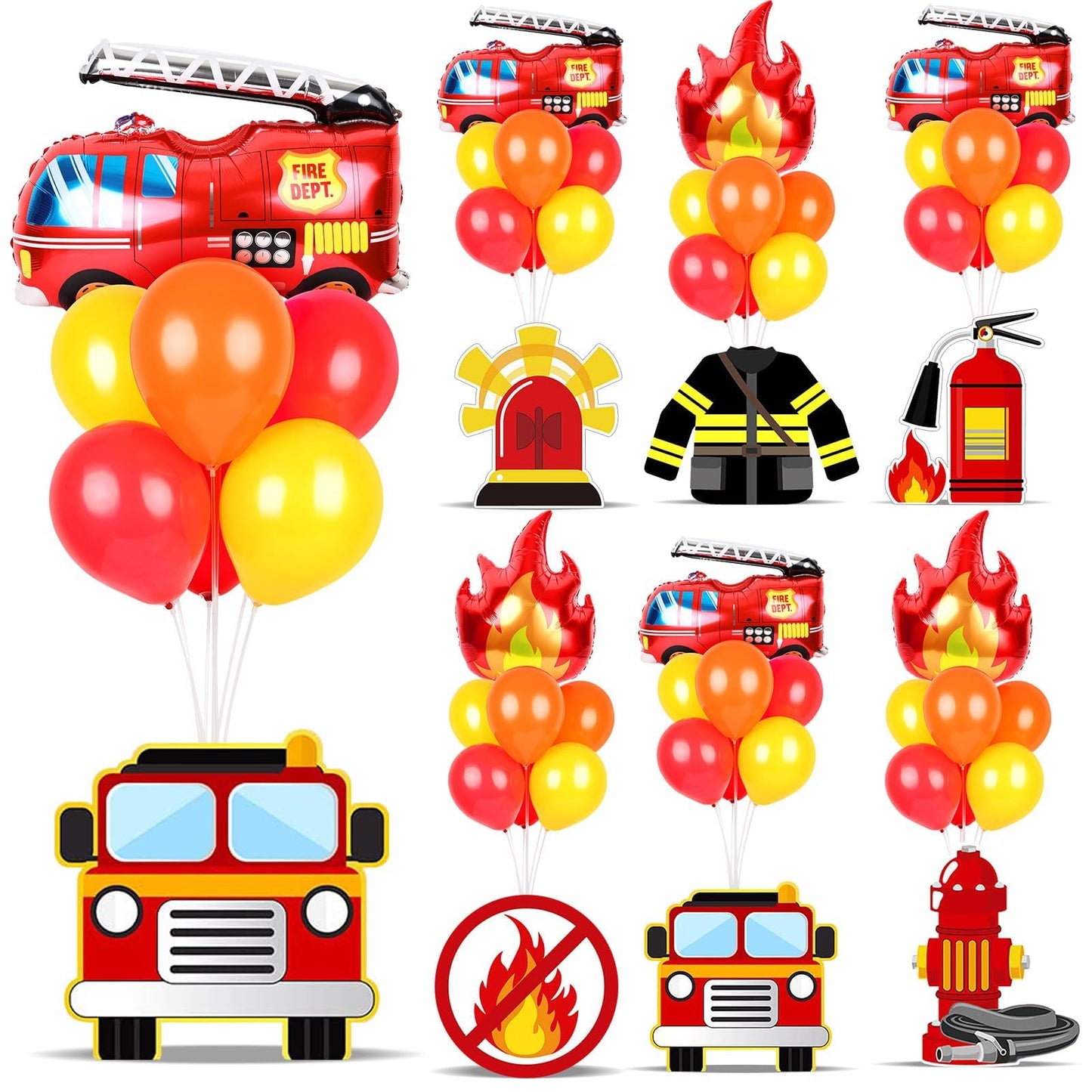 4 Sets Balloon Stand Kit for Table Bear Baby Shower Tables Centerpieces with Balloon Boy Baby Shower Decorations for Bear Theme Gender Reveal Birthday Party Table Decorations Supplies (Brown Bear, 4)