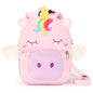 mibasies Toddler Backpacks for Girls 2-4: Plush Backpack -3D Animal Cartoon Mini Travel Bag -10 inch Toddler Backpack Leash