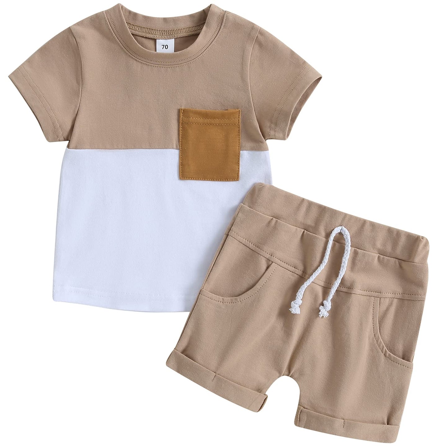 Mubineo Infant Toddler Baby Boy Summer T Shirt Shorts Outfits Short Sleeve Tee Tops Clothes Set