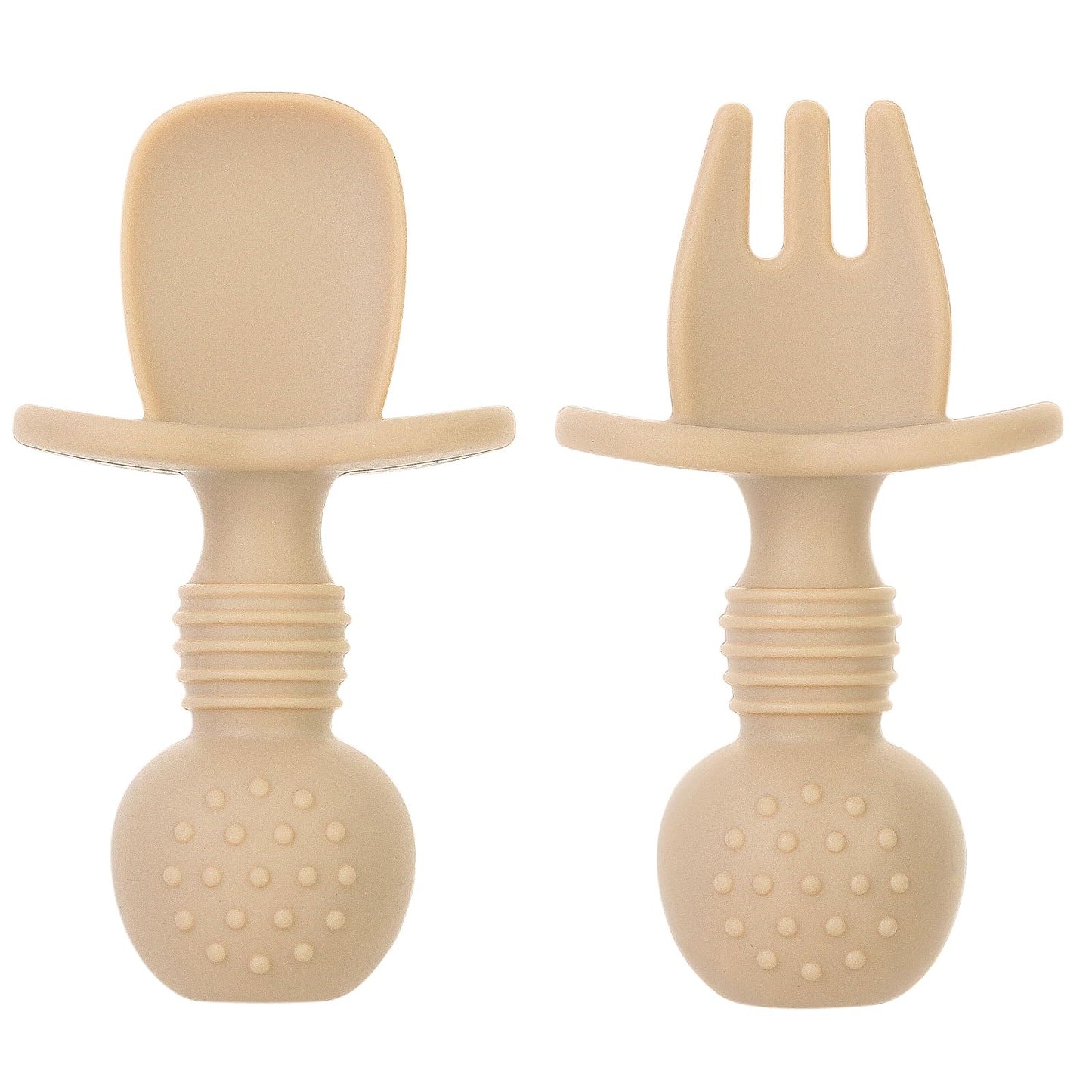 6 Pack Baby Spoons and Forks Set, Silicone Baby Spoons Self Feeding 6 Months for Toddler Utensils,BPA Free, Baby Led Weaning Supplies Feeding Essentials,Dishwasher and Boil Safe