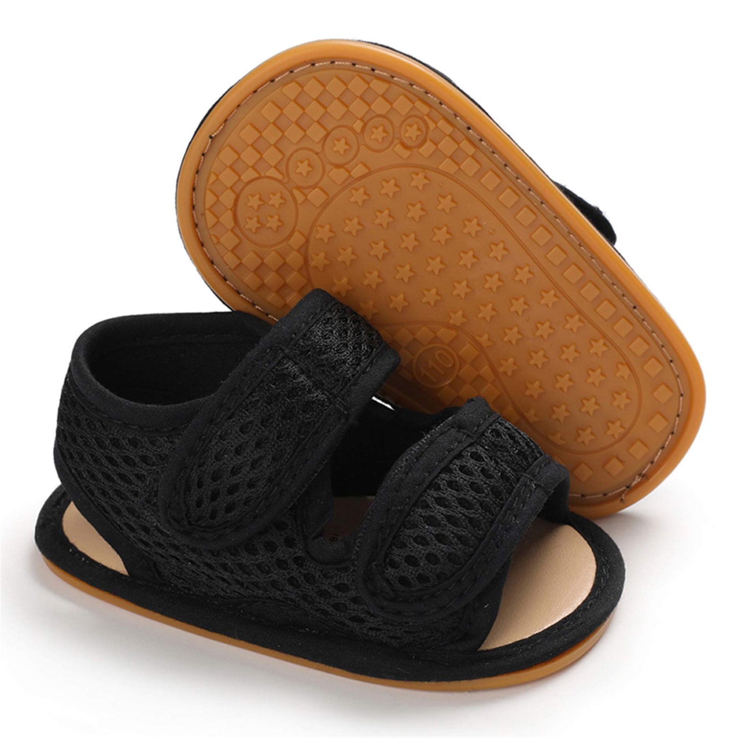 SOFMUO Baby Girls Boys Sparkly Bowknot Sandals Premium Soft Anti-Slip Rubber Sole Infant Summer Outdoor Shoes Toddler First Walkers