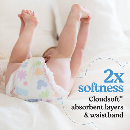 Huggies Size 1 Diapers, Snug & Dry Newborn Diapers, Size 1 (8-14 lbs), 38 Count, Packaging May Vary
