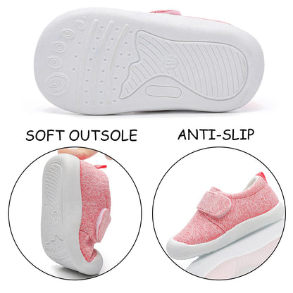 Baby Boys & Girls First Walking Shoes - Non-Slip, Breathable Infant Sneakers for 6-18 Months