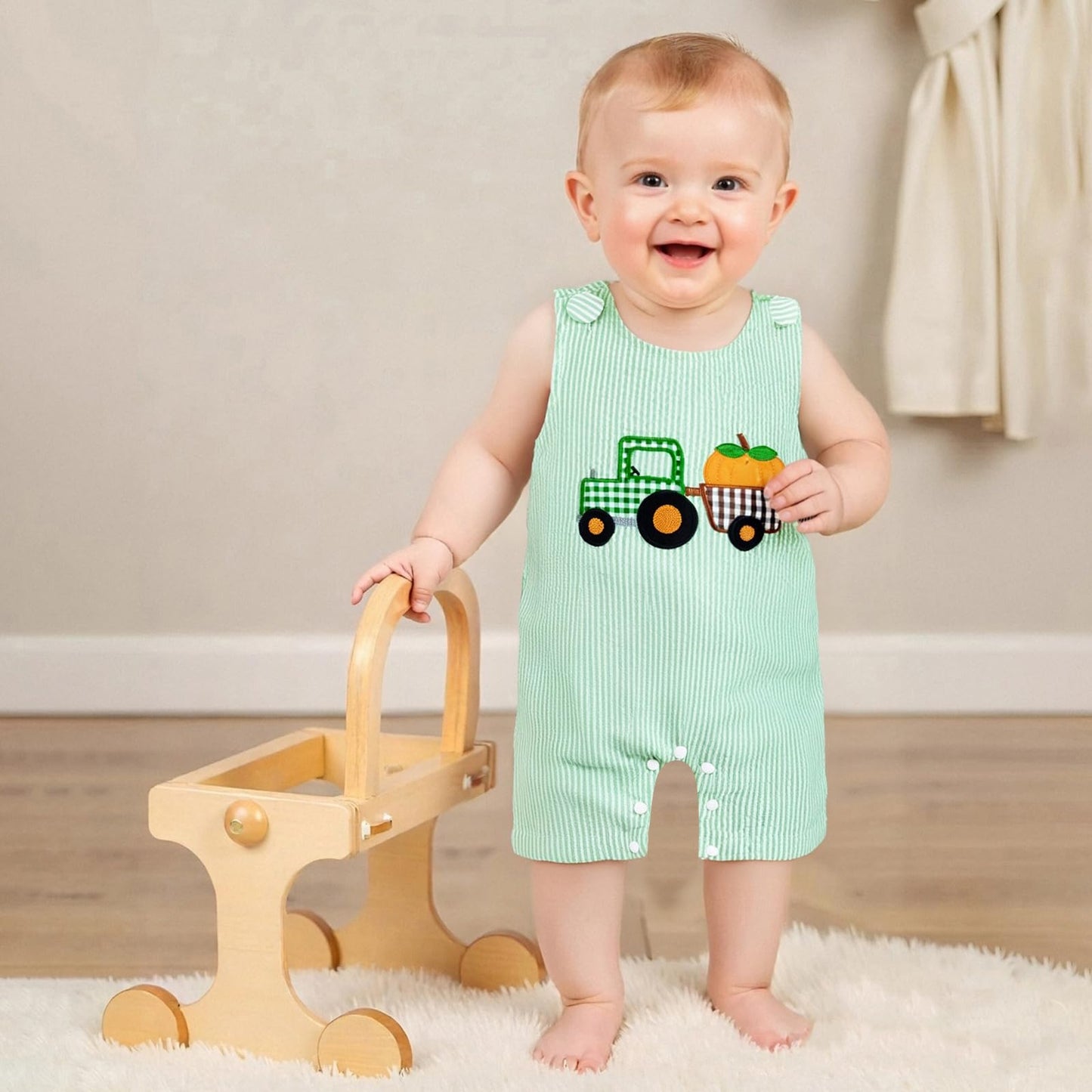YINGISFITM Newborn Baby Boy Clothes Sailboat Overalls Sleeveless Jumpsuit Infant Bodysuit Toddler Outfits
