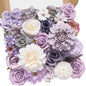 Serwalin Pink Artificial Flowers, Silk Fake Flowers for DIY Wedding Bridal Bouquets, Wedding Cake Flowers for Table Centerpieces Baby Shower Birthday Party Home Decorations