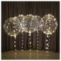 White LED Balloons Light up Bobo Party Balloons DIY kit-Clear Cold White LED Balloons for Helium or Air (cold white, 6 pack)