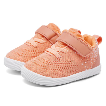 MORENDL Toddler Sneakers Baby Boys & Girls Barefoot Shoes Lightweight Breathable Walking Running Tennis Athletic Sport Shoes
